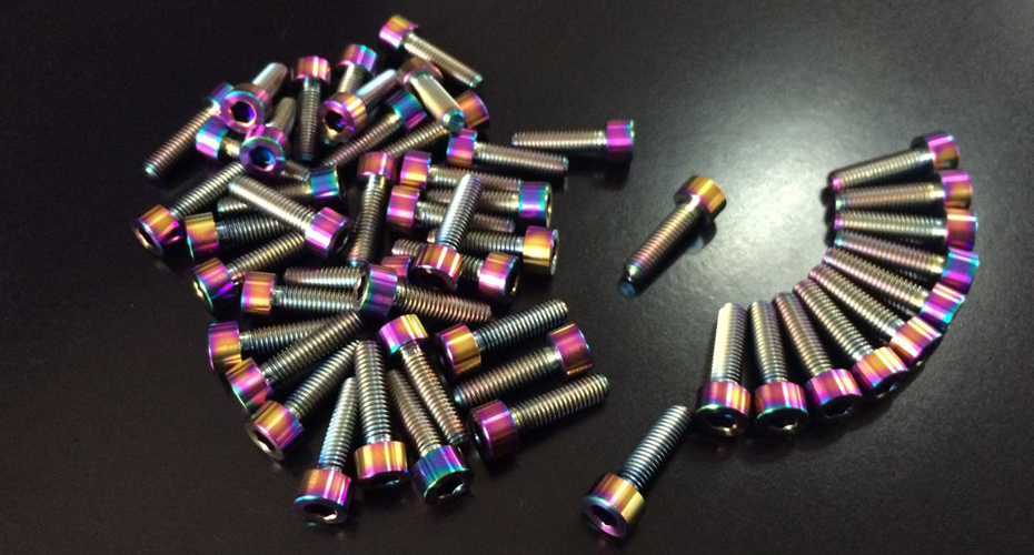 rainbow-color-titanium-m5-m6-m8-bolts-hex-socket-allen-head-ti-screw-din912-bicycle-part